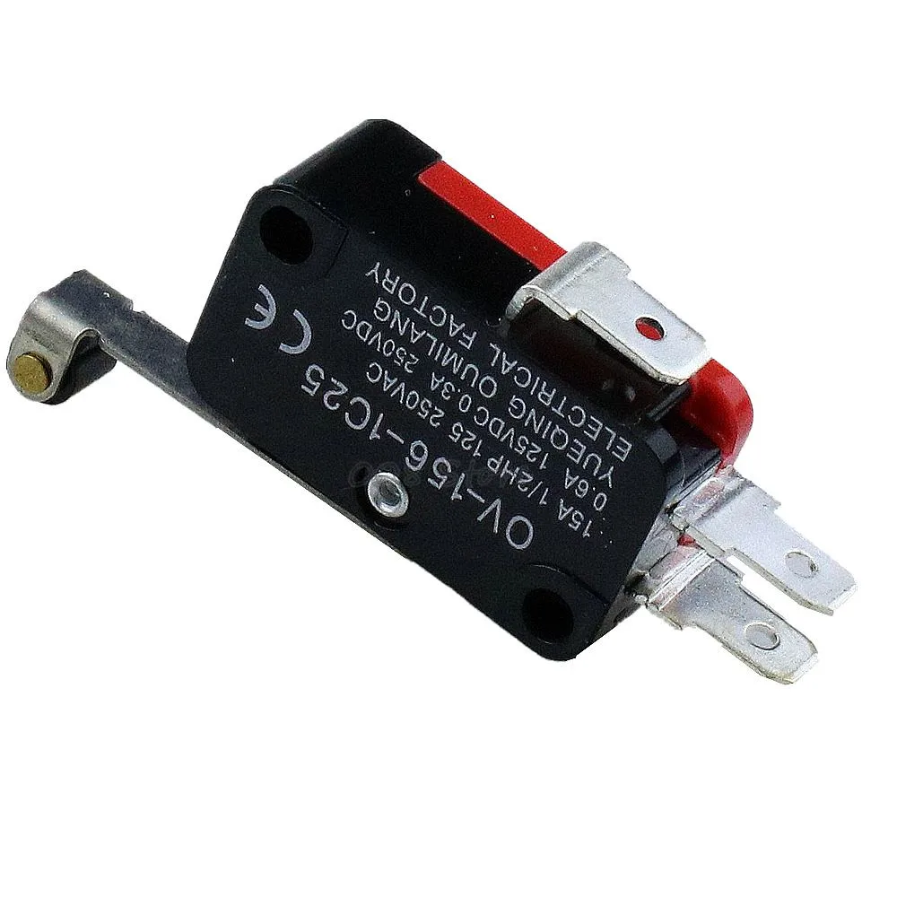 1PCS Mikroschalter Spdt Scharnier Rollenhebel 15A V-156-1C25 Praktische neuWRDE 1PCS Mikroschalter Spdt Scharnier Rollenhebel 15A V-156-1C25 Praktische neuWRDE