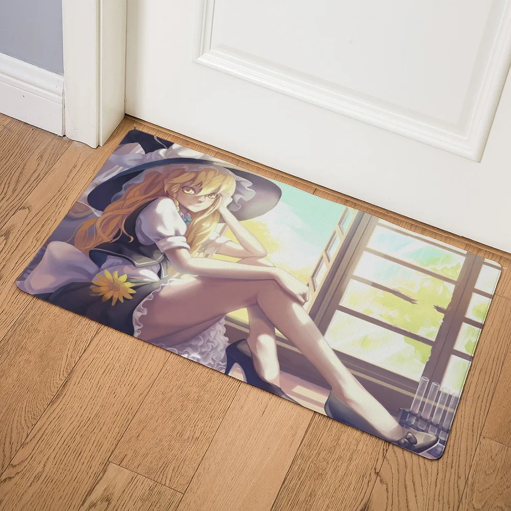 

Anime Girl Cartoon Mats Anti Slip Floor Carpet 3D Tape Pattern Print Doormat for Bathroom Kitchen Entrance Rugs Home Decoration
