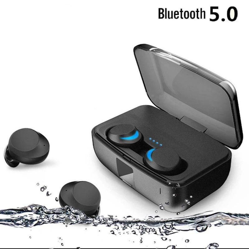 TWS Bluetooth наушники IPX8 водонепроницаемые с сенсорным управлением беспроводные 3000