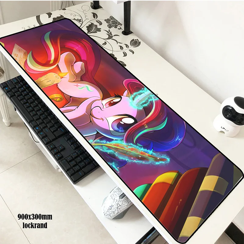 My little pony коврик для мыши 900x300 мм коврик для мышки длинный notbook компьютерная мышь коврик милый игровой padmouse геймер клавиатура мышь коврики