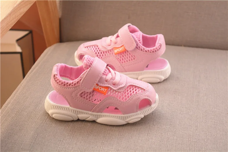 Mew/модные летние сандалии для малышей от 1 до 5 лет дышащая Спортивная обувь для мальчиков и девочек нескользящая обувь для новорожденных, обувь для первых прогулок пляжная обувь