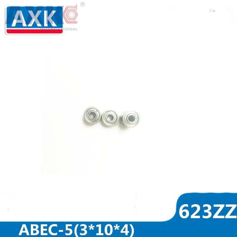 AXK 623ZZ подшипник ABEC-5 10 шт 3x10x4 мм миниатюрный 623-2Z шарикоподшипники 623 ZZ emq Z3V3 качество