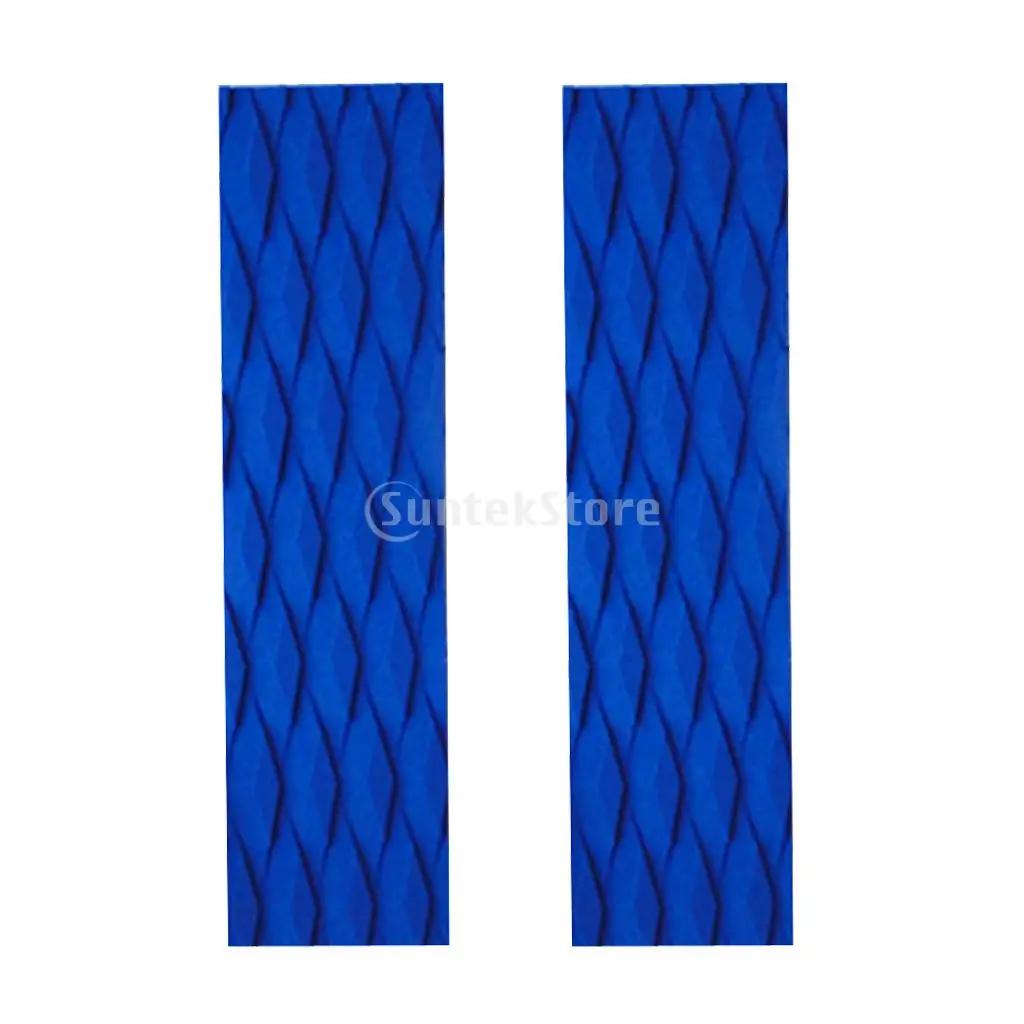2Pcs Non-Slip EVA Surfboard Traction Pad Deck Bar Grip Tail Pad Skimboard SUP Surfing Surf Board Shortboard Long Board Accessory