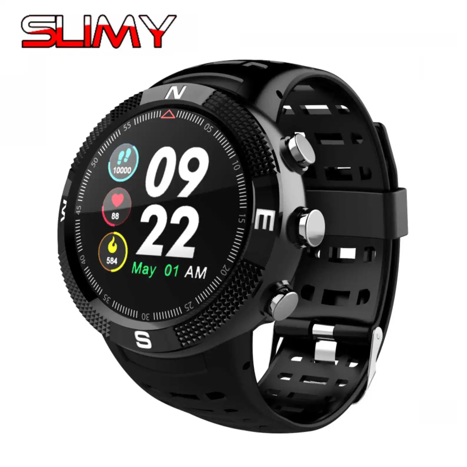 

Slimy Smart Watch F18 Support GPS Bluetooth 4.2 Smartwatch Women Men for Samsung Gear S3 HUAWEI Watch 2 PK FS08 F1 M1 S958 G01