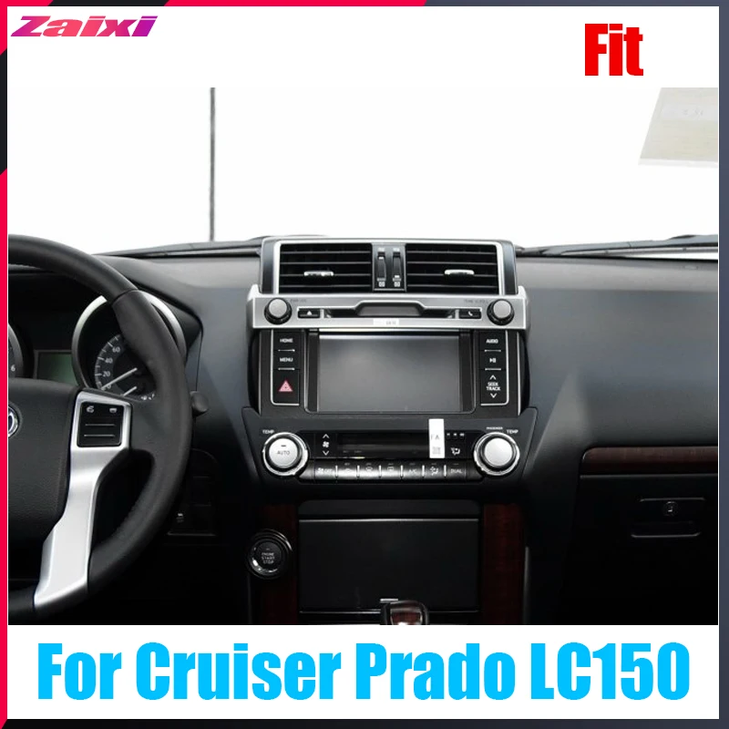 Discount ZaiXi 12.1" Vertical screen android car gps multimedia video radio player in dash for Toyota Land Cruiser Prado LC150 2014~2017 4