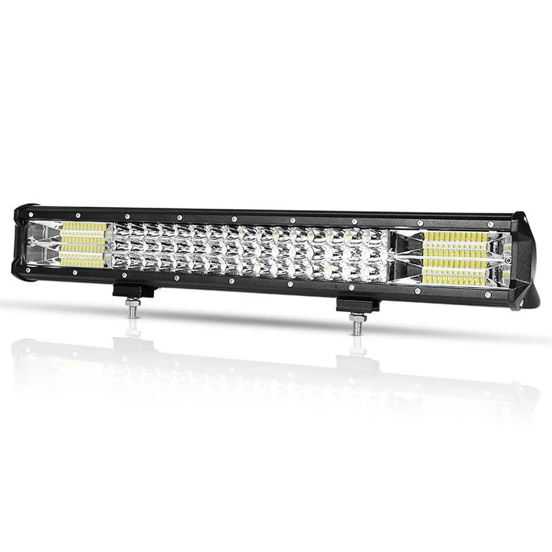 

20 Inch Tri-row Offroad LED Light Bar Combo Beam Spotlight LED Work Fog Light For Truck Tractor UAZ ATV SUV 4x4 Auto Headlight