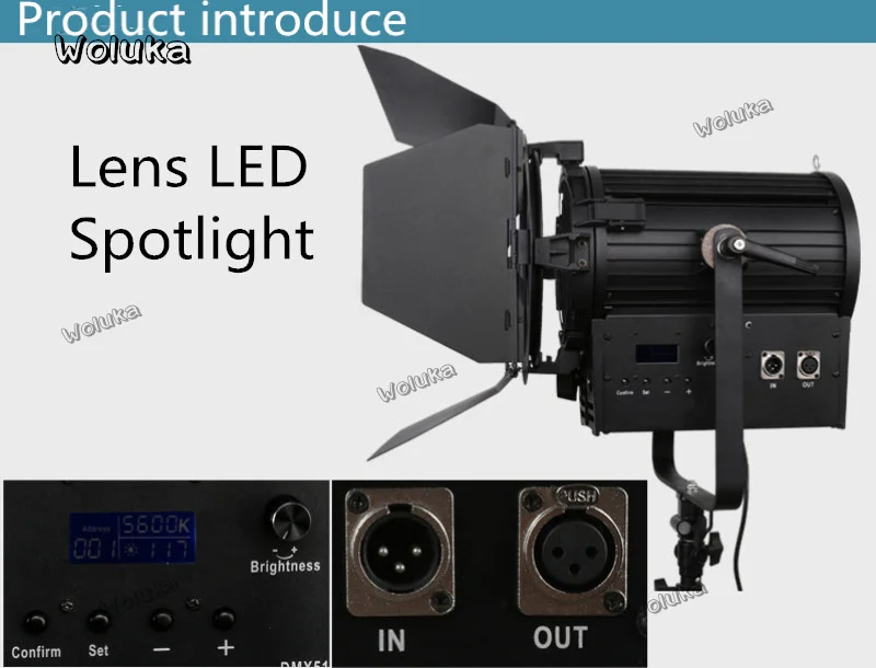 150W film LED Spotlight photography lighting lamp light dance camera DMX512 Adjustable CD50 T13 | Электроника