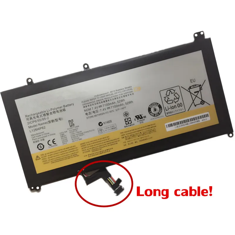 7xinbox 7 4 V 52Wh 7100mAh оригинальный L11M3P62 L12L4P62 L12M4P62 Аккумулятор для ноутбука Lenovo U430 U430P U430T