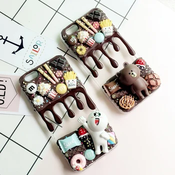 

For Ulefone Gemini Power Metal Solf TPU Silicone Stereo 3D Cream Doll Case Mobile Phone Funda Cover Bag Housing Shell Skin Mask