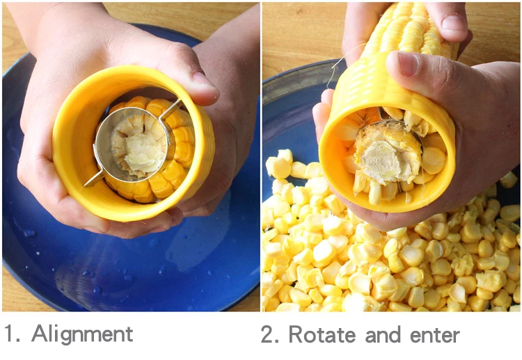 1 шт. Новый кукурузный сепаратор молотилка Peelers Cob строгальный овощерезка Шеллер приспособление для салата Инструмент Кухонные