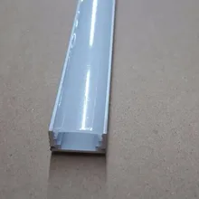 10 шт./лот 1 м длина LED алюминиевый профиль(анодированный серебристый цвет) с крышкой ПК, для flexibe или жесткий СВЕТОДИОДНЫЕ полосы