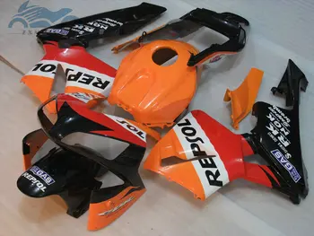 

ABS plastic Injection fairing kit fit for Honda CBR600RR 2003-2004 CBR 600RR 03-04 aftermarket fairing kits orange black DV43