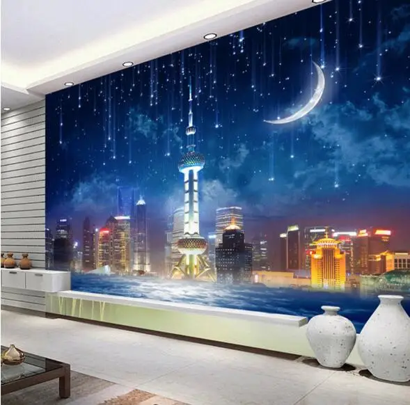 Kids Bedroom At Night night star landscape large mural photo wallpaper 3d kids bedroom Kids Bedroom At Night night star landscape large mural photo wallpaper 3d kids bedroom