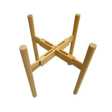 Горячая Регулируемая Установка Держатель стойки Деревянный прочный для цветок в горшках Крытый Открытый TI99