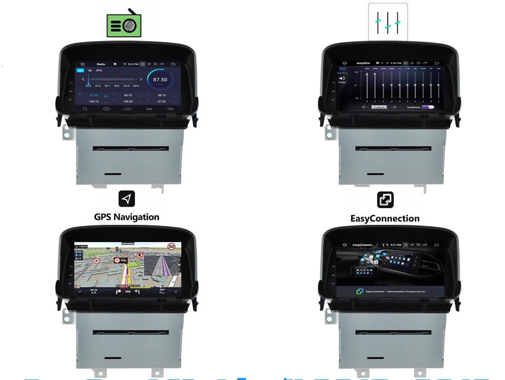 Perfect Liislee Android 9 4+32G For Opel Mokka X 2013~2018 Stereo Car Video Carplay GPS Navi Map Navigation System Multimedia 12