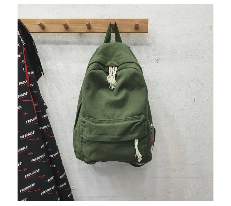 Menghuo Vintage Canvas Women Backpack Fashion Travel Backpack for Teenager Girls Student School Bag Casual Rucksack Female 2019_33_31