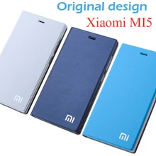 Xiaomi Mi5 trường hợp kích thước ban đầu xiaomi 5 trường hợp lật bìa M5 pu da chủ Mi 5 vàng gitter sang trọng capa coque funda 5.15"