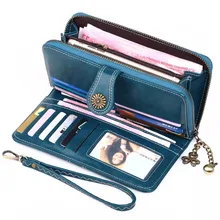 2019 New Vintage Long Hasp Leather Wallet Woman Purse Zipper Button Card Holder Clutch Female Wallets Strap Purses Phone Pocekt 2019 New Vintage Long Hasp Leather Wallet Woman Purse Zipper Button Card Holder Clutch Female Wallets Strap Purses Phone Pocekt