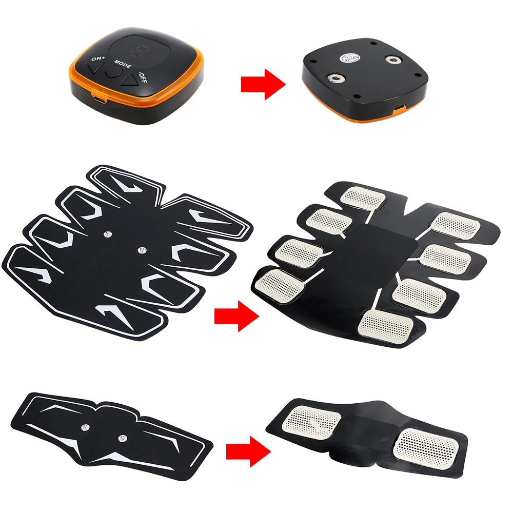  Muscle Stimulator Body Slimming Shaper Machine Vibration Abdominal Muscle Trainer Waist Belly Leg A