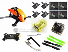 DIY FPV mini drone Robocat 270 Fiberglass / carbon quadcopter frame kit mini CC3D EMAX 2204II 2300KV + BL12A ESC OPTO + TS5828