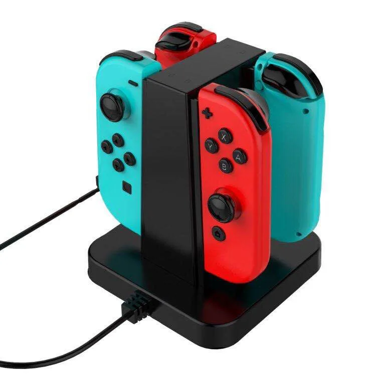 4 in 1 Joy Con Charging Stand Storage Dock for Nintend