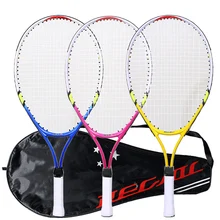 Высокое качество детские спортивные теннисные ракетки из алюминиевого сплава PU Ручка Теннисная ракетка NCM99