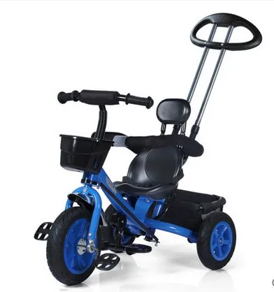 Hand push baby tricycle bicycle bicycle cart font b double b font pole 1 3 7