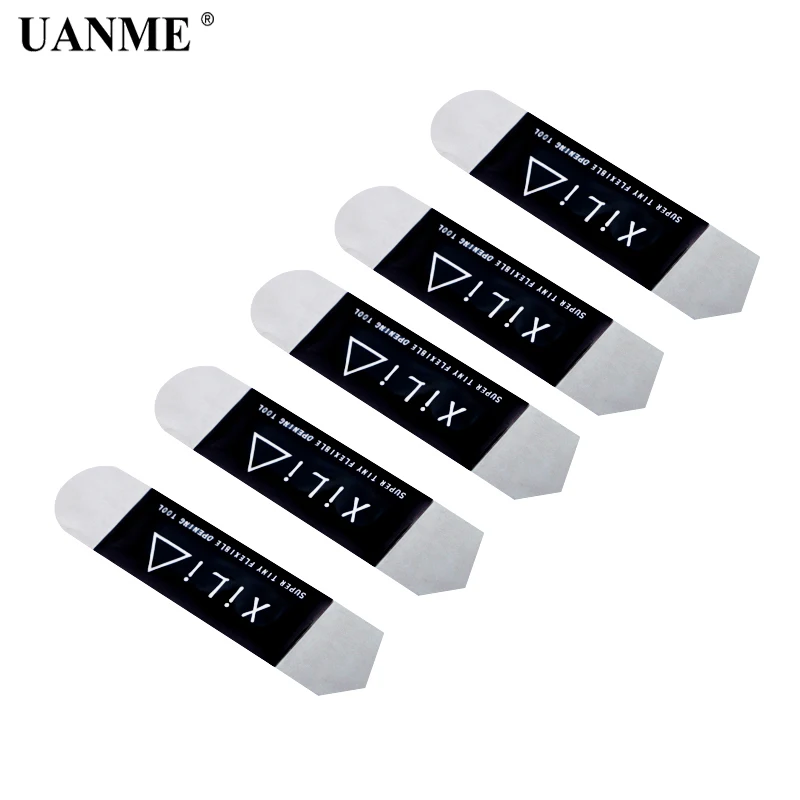 UANME 0.1mm Ultra Thin Flexible Stainless Steel Pry Spudger Disassemble Card for iPhone iPad Samsung Mobile Phone Repair Tool
