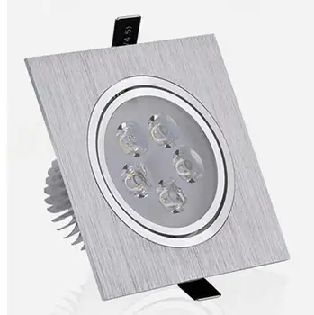 

Led Downlights Square Recessed Spot Lamps 3W 5W 7wv110V 220V Home Lighting Aluminum Driver Included