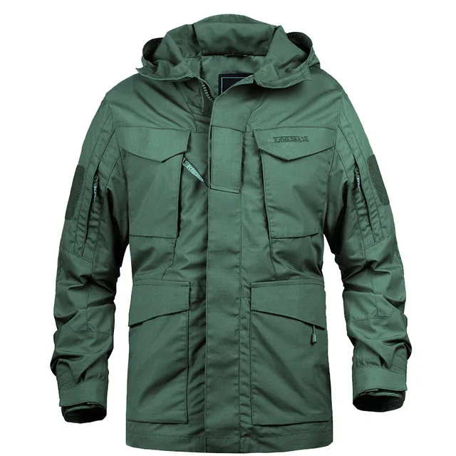 

Brand M65 Military Camouflage Male clothing US Army Tactical Men's Windbreaker Hoodie Field Jacket Outwear casaco masculino