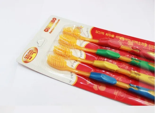 Rápida do Navio Escova de Dentes Cuidado da Pessoa Forma Pacote Varejo Pces Saudável Protable Nano Bambu Anion Carvão Vegetal Saúde Dupla Adulto 4 6 vegetal saúde dupla escova de dentes adulto, cuidado da pessoa