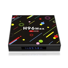 H96 MAX 4G RAM 64G ROM Android 7.1 smart TV box 2.4G and 5G WIFI Rockchip RK3328 Quad-core Support H.265 UHD BT 4K