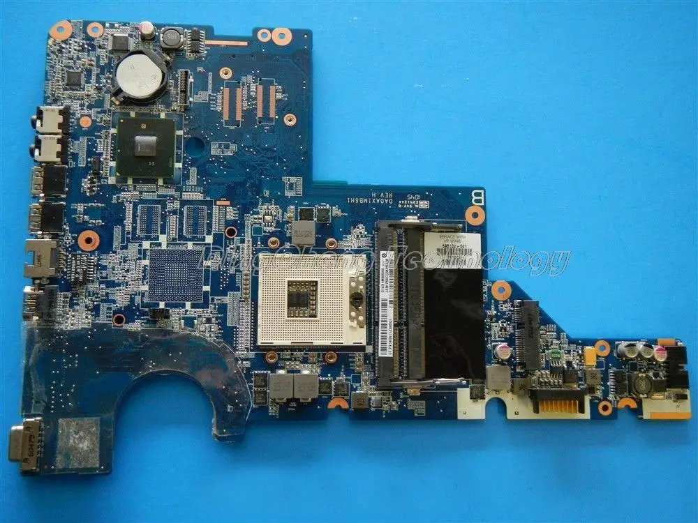 Original laptop Motherboard For hp CQ42 G62 CQ62 595184 001 for intel