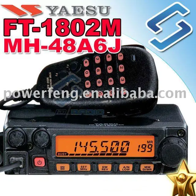Yaesu FT 1802M VHF FM Mobile Radio Transceiver FT 1802|transceiver ...