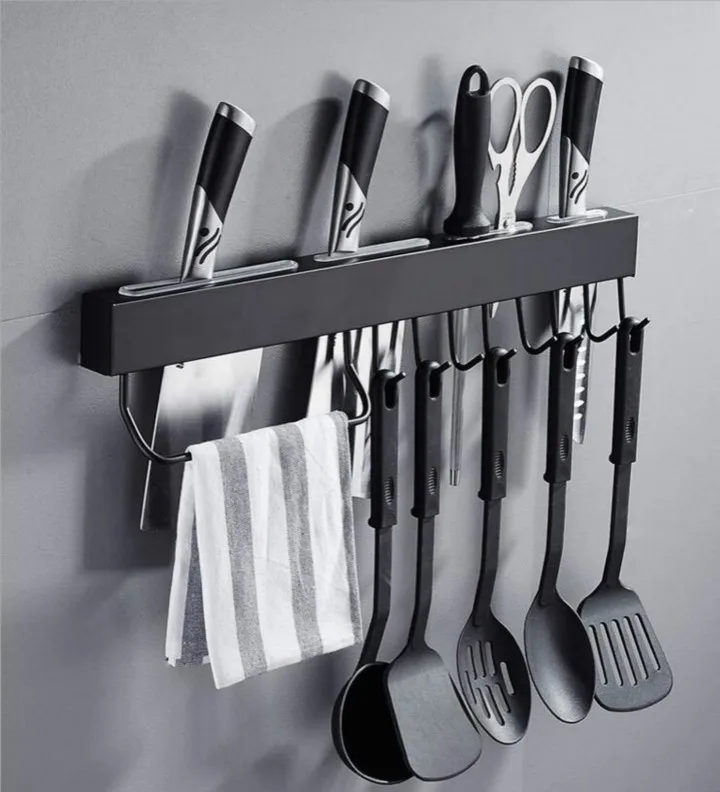 Stainless Steel Knife Rack for Kitchen Knife Rack Wall Mounted Kitchen Rack for Utensils Kitchen Shelves Organizer Storage Shelf Stainless Steel Knife Rack for Kitchen Knife Rack Wall Mounted Kitchen Rack for Utensils Kitchen Shelves Organizer Storage Shelf