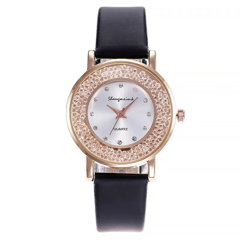 NEW women's watches brand luxury fashion ladies watch Crystal Analog Quartz Wrist Watch Bracelet clock relogio feminino Y12 (2)