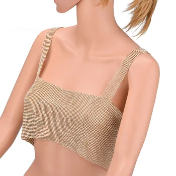 

2018 Fashion Statement Jewelry rhinestones Sexy Body Necklace Chain Bra Necklace Summer Boho Luxury Choker Jewelry for Women