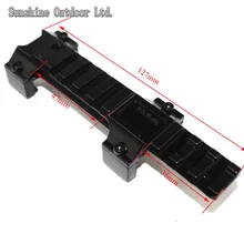 Принадлежности для охоты страйкбол AEG MP5 G3 20 мм алюминиевый Пикатинни прицел