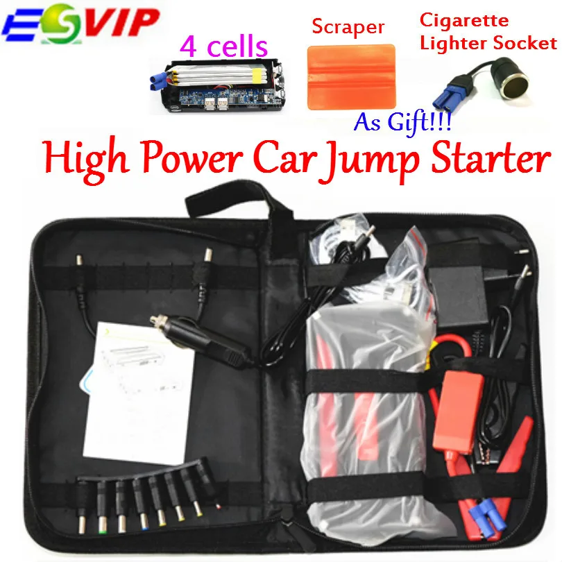 

Discount! High Capacity Car Power Bank Car Jump 12V Starter Mini Portable Multifunctional Jumper Start with EU US UK Chargr Plug