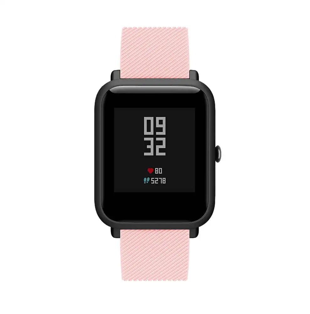 20 мм силиконовый ремешок для часов Huami Amazfit Bip Youth Lite Band для xiaomi huami amazfit Bip BIT PACE Lite Youth ремешок