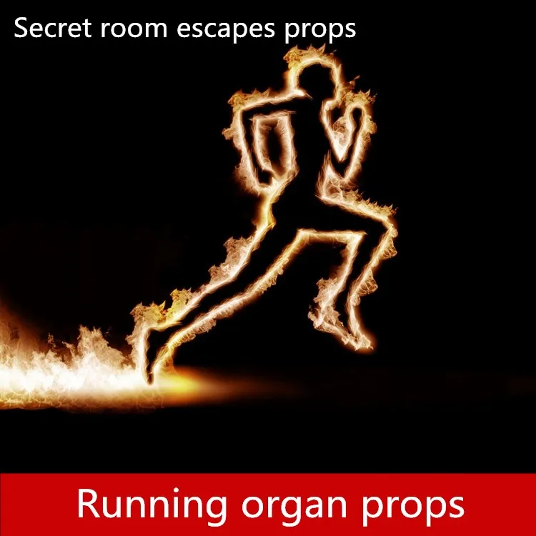 

real life games escape room props Running organ Continuous movement can trigger unlock after a certain time horror game