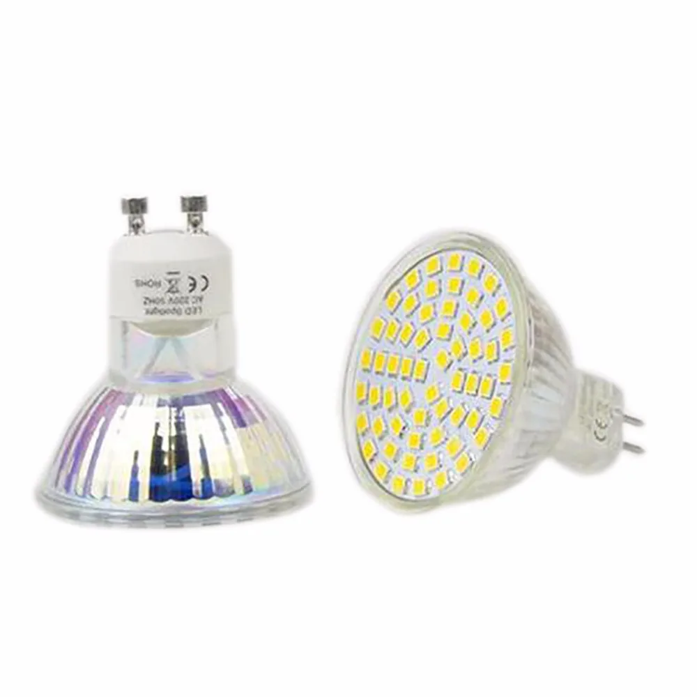 

GU10 Led Bulb 7W AC220V GU5.3 LED Spotlight Warm/Cold White 2835SMD 60leds For Home Energy Saving Lampada Lamp