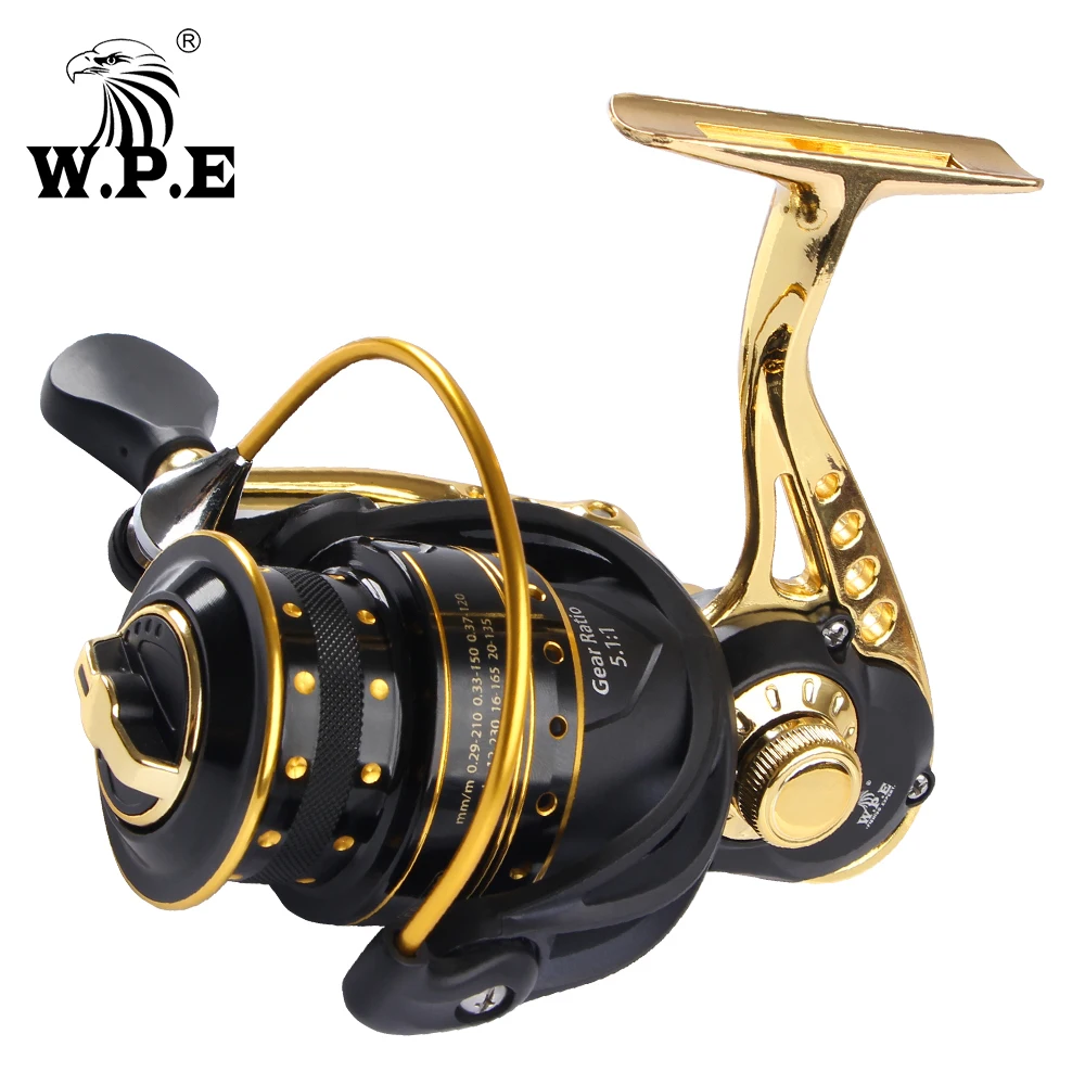 

W.P.E CAND BLADE 2000,3000,4000,5000 Series 10+1BBs Metal Spinning Fishing Reel Max Front Drag 8KG Carp Fishing Spinning Reel