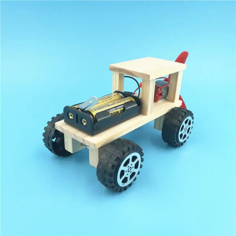 

New DIY Wooden SUV Car Model Kit Wood Kids Physical Science Experiments Toy Set Assembled Car Learning Educational Toy Kid Gifts