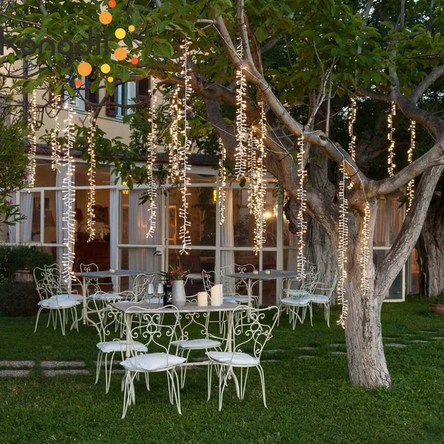 4x3 5m Outdoor Led Tree Decoration Fairy Lights Christmas Garland 4x3 5m Outdoor Led Tree Decoration Fairy Lights Christmas Garland String For Wedding Garden Party Curtain