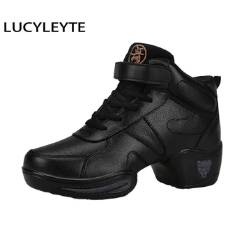 

Size 30-44 LUCYLEYTE Children and adults dancing shoes for women Suitable for professional Dance Sneakers women Dance Sneaker