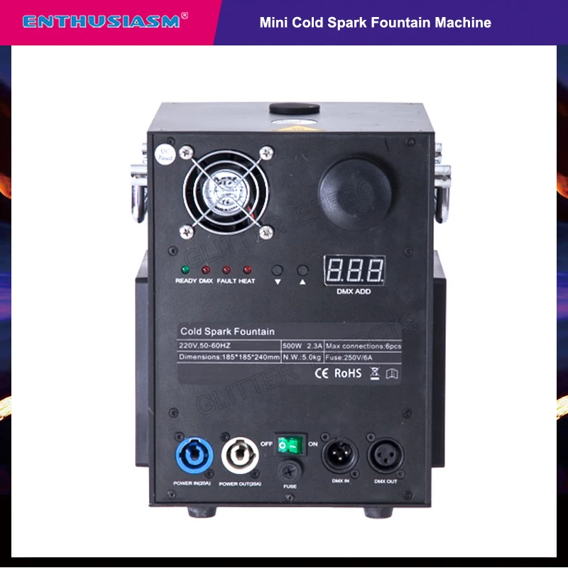

Wireless remote control mini size cold spark machine for stage wedding party