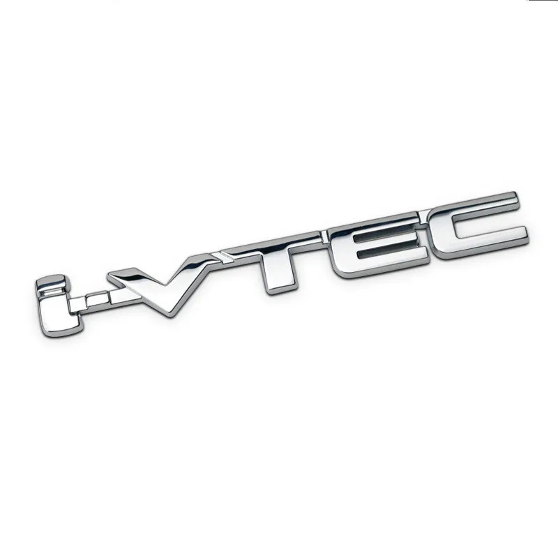 3D металлическая наклейка для автомобиля 2,4 VTEC, логотип для кузова автомобиля, эмблема для багажника, эмблема для украшения автомобиля
