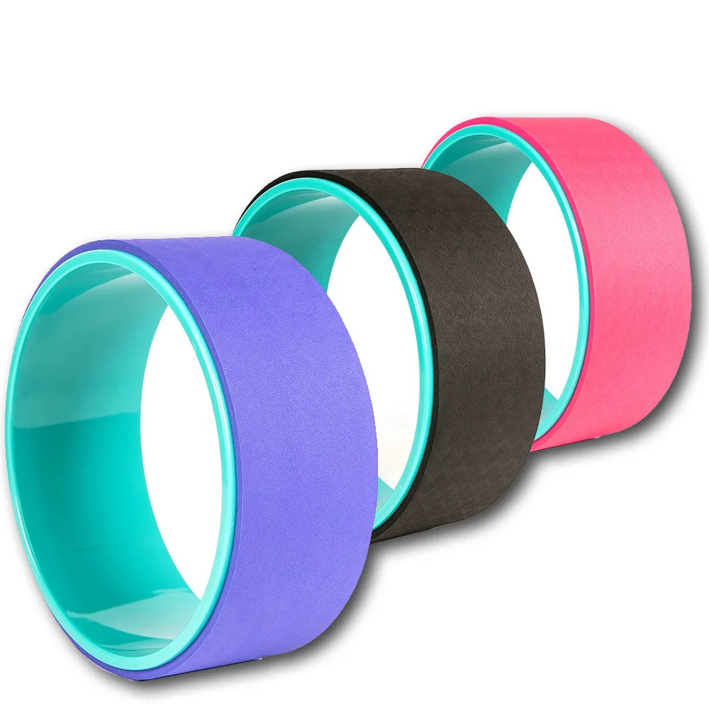 

Thickened Yoga Accessories Muscle Relaxation Lower Back Bender TPE Printed Yoga Wheel Dama Wheel