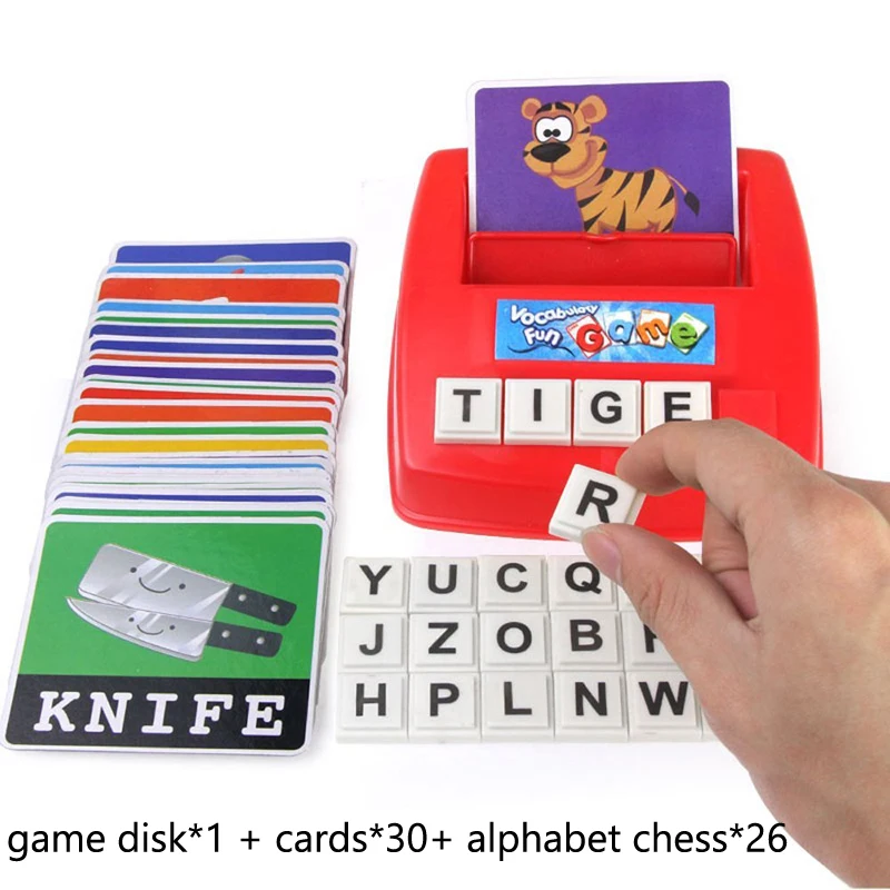 Alphabet Letters Card Game Learn USA English Language ABC Children Educational Toys Early Learning Literacy Fun Montessori Toys
